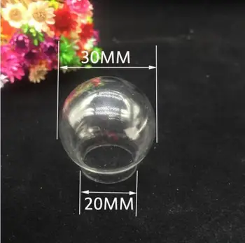 20pcs jasné mix veľkosť kolo sklo svete bublina prívesok sklenených nádob dome, ktorí chcú fľaša fľaša kryt diy náhrdelník prívesky príslušenstvo