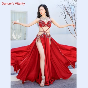 Brušný Tanec Výkon Oblečenie pre Ženy, Brušný Tanec PopSong Šaty Cusomzied Dospelých Detí Žena Orientálne Tanečné Oblečenie