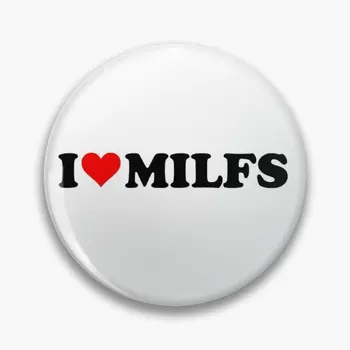 Milujem Milfs Prispôsobiteľné Soft Tlačidlo Pin Dekor Oblečenie Cartoon Darček Brošňa Kreatívne Ženy Odznak Kovové Klobúk Roztomilý Klopě Pin