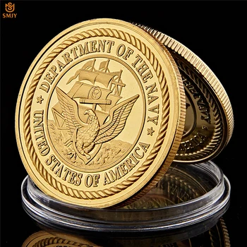 5 ks 1775 USA Ministerstvo Námorníctvo Námornej Pechoty Armády Zlato Vojenské Medaila Token Výzvou Mince Zber