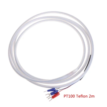2M PTFE PT100 RTD Professional 3 Drôtu Snímač Teploty Oleja, Vodotesný, Anti-korózne