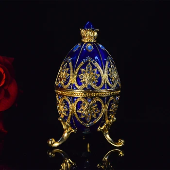 Nové Dorazí Farebné Veľkonočné Vajíčko Trinket Box Domáce Dekorácie na Darček