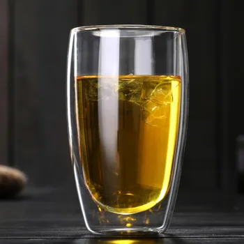 80/250/350/450 ml Tepelne-odolné Dvojité Steny Whisky Sklo Pohár Piva, Kávy Poháre Ručné Nápojom Hrnček Čaju Hrnčeky Transparentné Drinkware