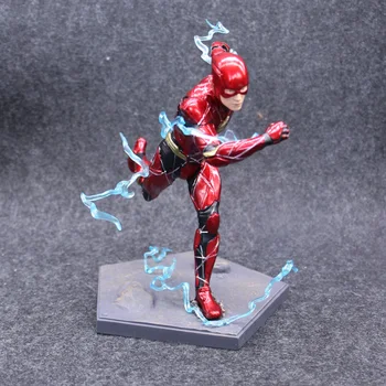 Super Hrdina Justice League Flash Akcie Obrázok Beží Socha Akcie Obrázok Modely, Hračky 18 cm