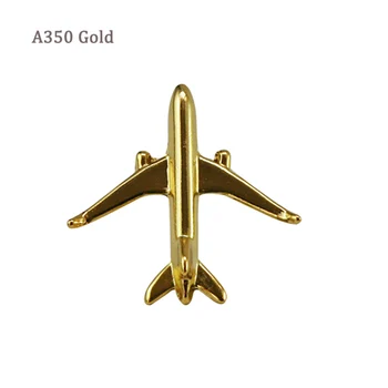 A320 & A340 350Boing777 A330 Gold&Silver Airbus Letecký Odznak 2.8*3.1 cm, Autentický Pilotný Odznaky lietadlo vyhovuje rovine pozlátenej