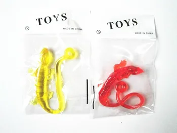 1pcs Novinka gag, hračky, výrobky Lizard zvieratá sliz Viskózna Lezenie Akcie Obrázok vtipný gadget pre deti žart