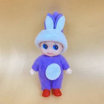 Mini veľká noc Bunny Doll Miniatúrne Elf Dekorácie Oblečenie pre Bábiky Novorodenca Darček Rekvizity na veľkú noc Deň Dovolenky Baby Sprcha Nové špičku