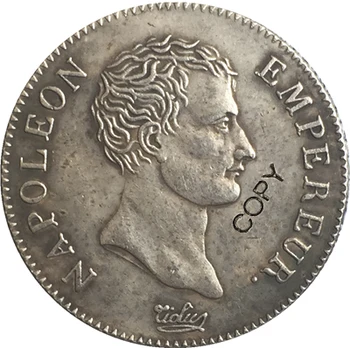 Francúzsko napoleon som 1806 K 2 Frankov mince kópia