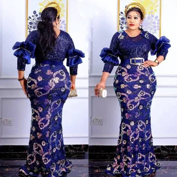 Elegantné Afriky Maxi Šaty pre Ženy 2022 Nové Plus Veľkosti Výšivky Večierok Dlhé Šaty Letné Kaftan Moslimské Oblečenie