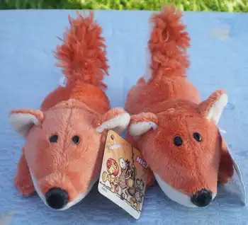 Classic red fox hračky Hot Predaj roztomilé Plyšové hračky Chladnička Magnet chladnička Chladnička Magnet vypchaté zvieratá
