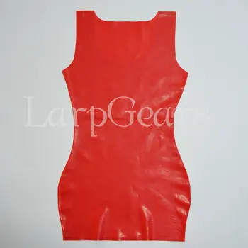 Čierna, Červená, Ružová Latexové Šaty forHot žena shapewear sexy kombinézu nad kolená ceruzka šaty mini vesta bezšvíkové plesne šaty