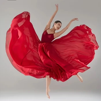 Klasického Tanca Perlinkové Tkaniny Sukne, Elegantné Moderné Národné Brušného Tanca Kostým 720 Stupeň Veľká Swing Sukne Cvičí Orientálny Tanec