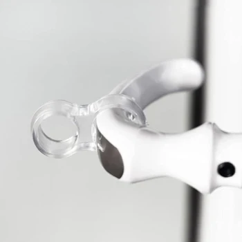 8Pcs kľučky Nárazníka Transparentné PVC Doorknob Anti-kolízie Buffer pre Steny, Nábytok Ochranné Deti Bezpečnosť Shockproof Krúžok