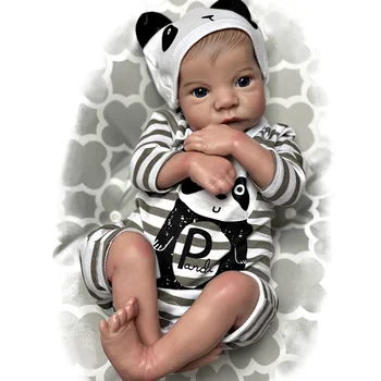 19 palec Hore Levi Bebe Reborn Bábiky Maľované Vlasy Realisticky Reálne Reborn Bábiky Boneca Renascida Brinquedo Bebe Para Crianças Menina