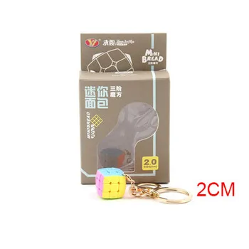 2 cm 3,5 cm 4,5 cm Mini 3x3x3 Magic Puzzle Relaxačná Kocka Keychain Profesionálne 3x3 Rýchlosť Kocka Vzdelávacie Hračka