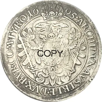 Rakúsko Habsburskej 1 Toliar Leopold I. Vo Viedni 1695 Mosadze Pozlátené Striebro Kópie Mincí
