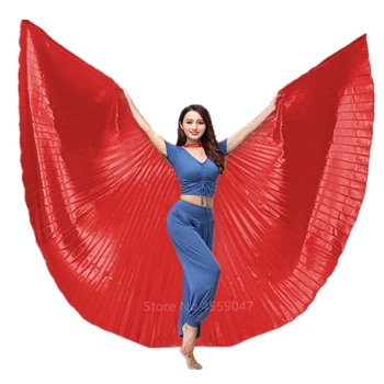 Ženy, Brušný Tanec Kostýmy, Tanec Motýľ Zlato Kostýmy Nové Krídlami Isis Rómske Ženy Sukne, Karneval, Party Stage Oblečenie