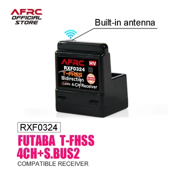 AFRC RXF0324 2.4 GHz 4CH RC Autá Prijímač Pre FUTABA T-FHSS S. BUS2 Diaľkové Ovládanie Systému 10PX 7PXR 7PX 7XC 4PM 4PV 4PLS 4GRS 3PV