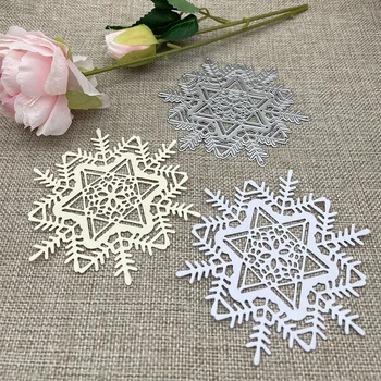 Snowflake rám Rezanie Kovov Zomrie Šablón Pre DIY Scrapbooking Dekoratívne Razba Remeselníci Die Rezanie Šablóny Plesní